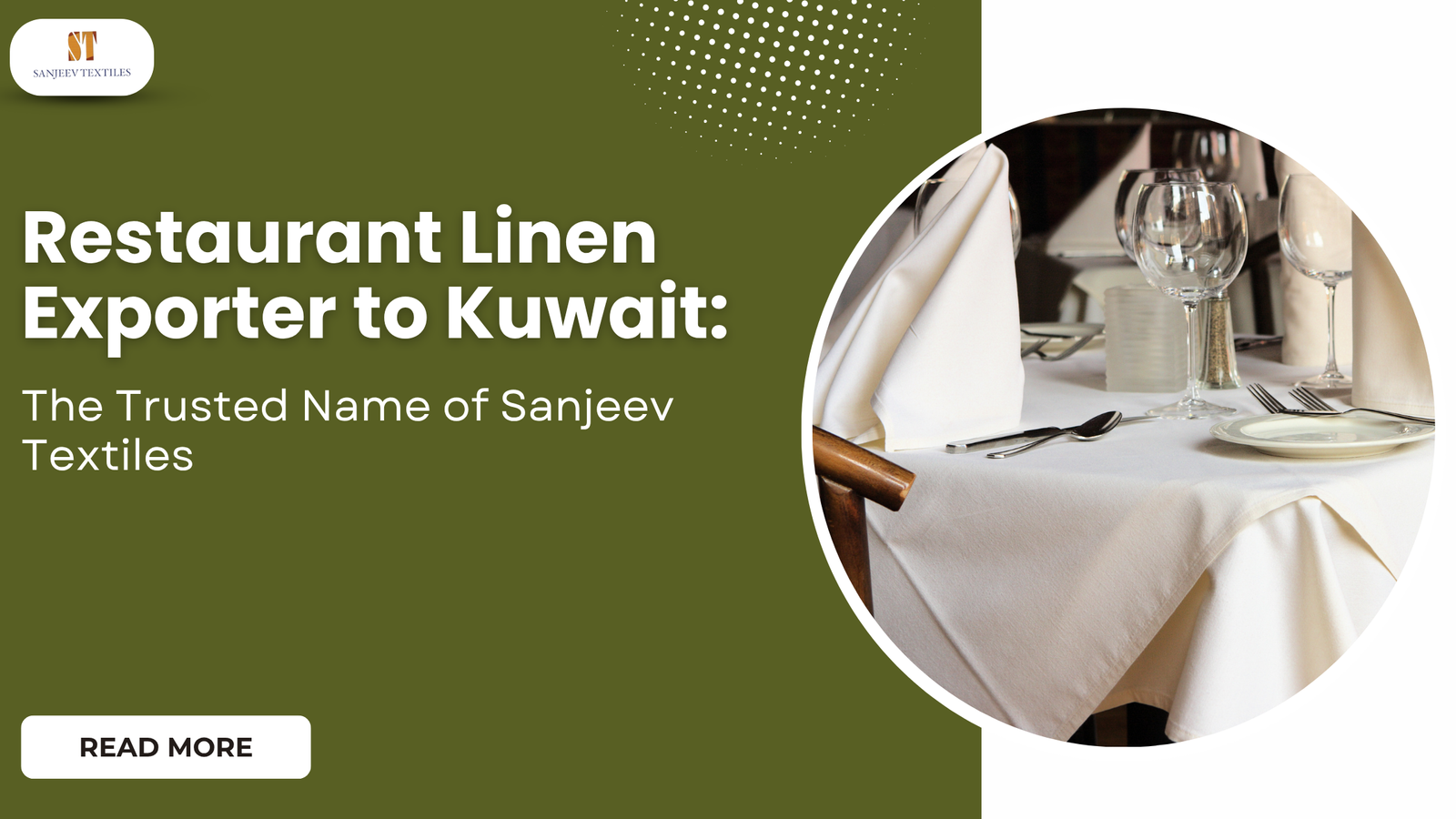 Restaurant Linen Exporter to Kuwait | Sanjeev Textiles