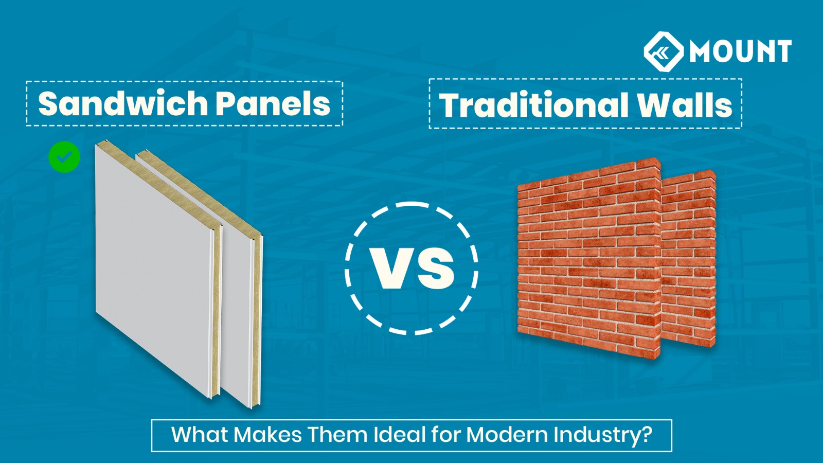 Sandwich Wall PUF Panels vs Traditional Walls for Industry - Mount