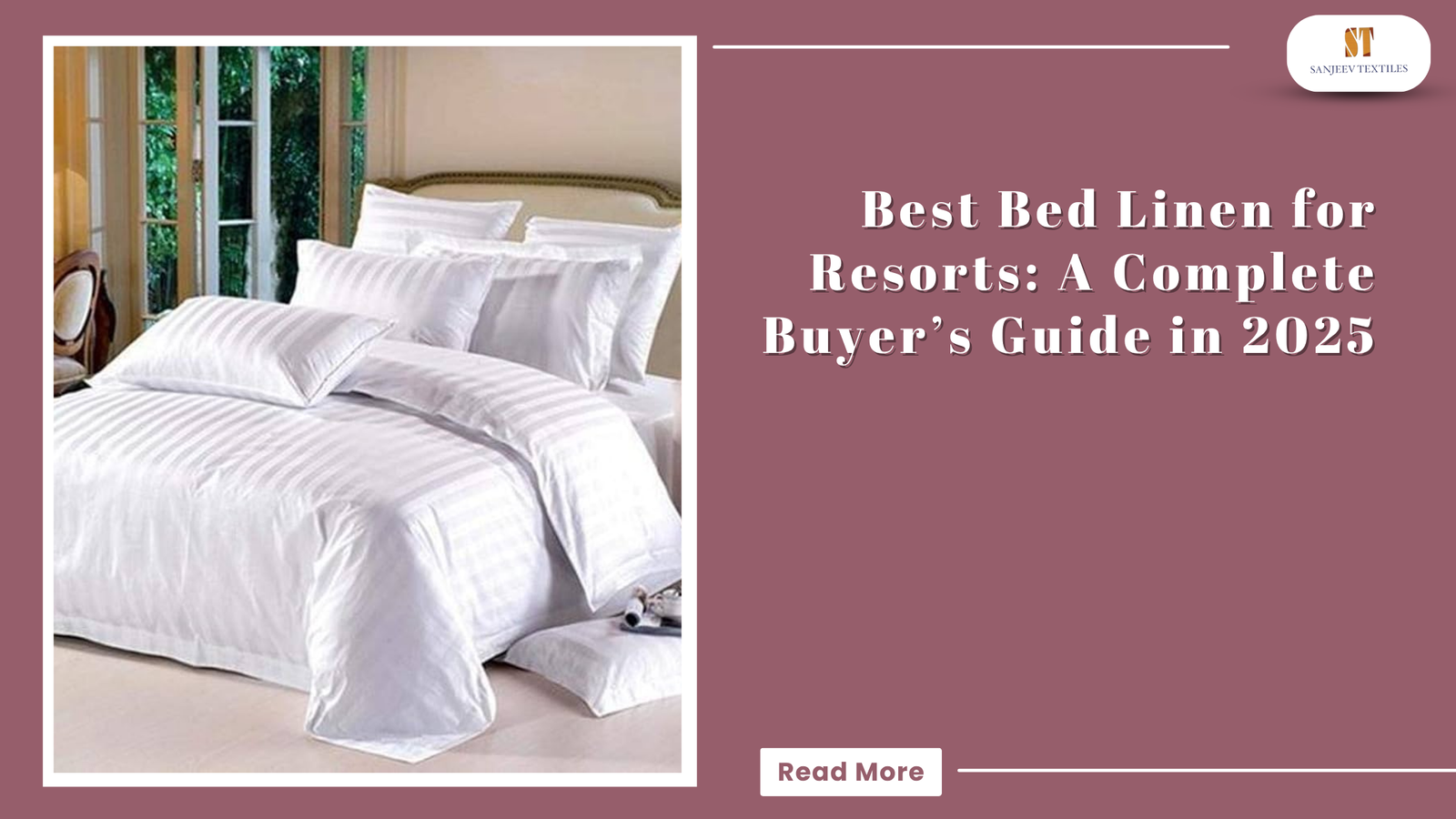 Best bed linen for Resorts | Sanjeev Textiles