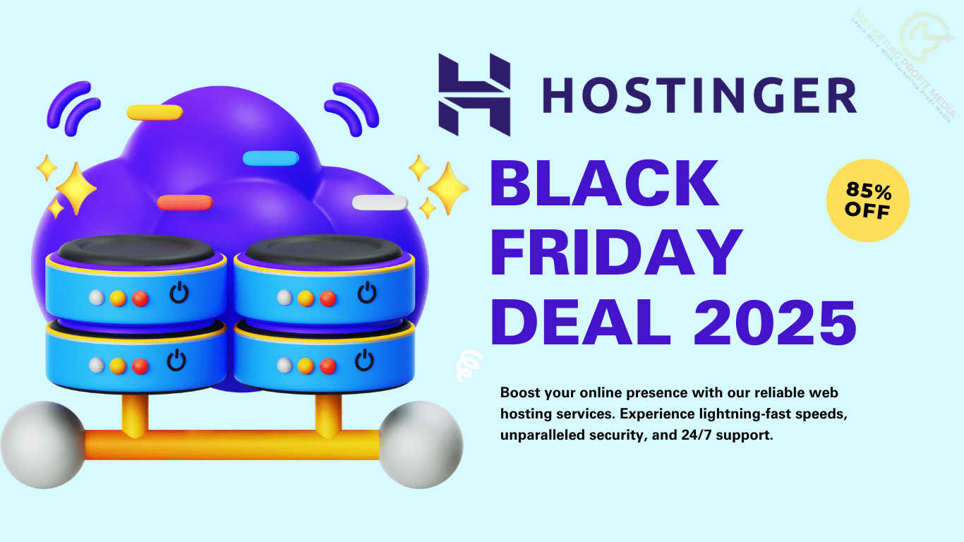 Hostinger Black Friday Deal 2025 + 85% Off + Free Domain